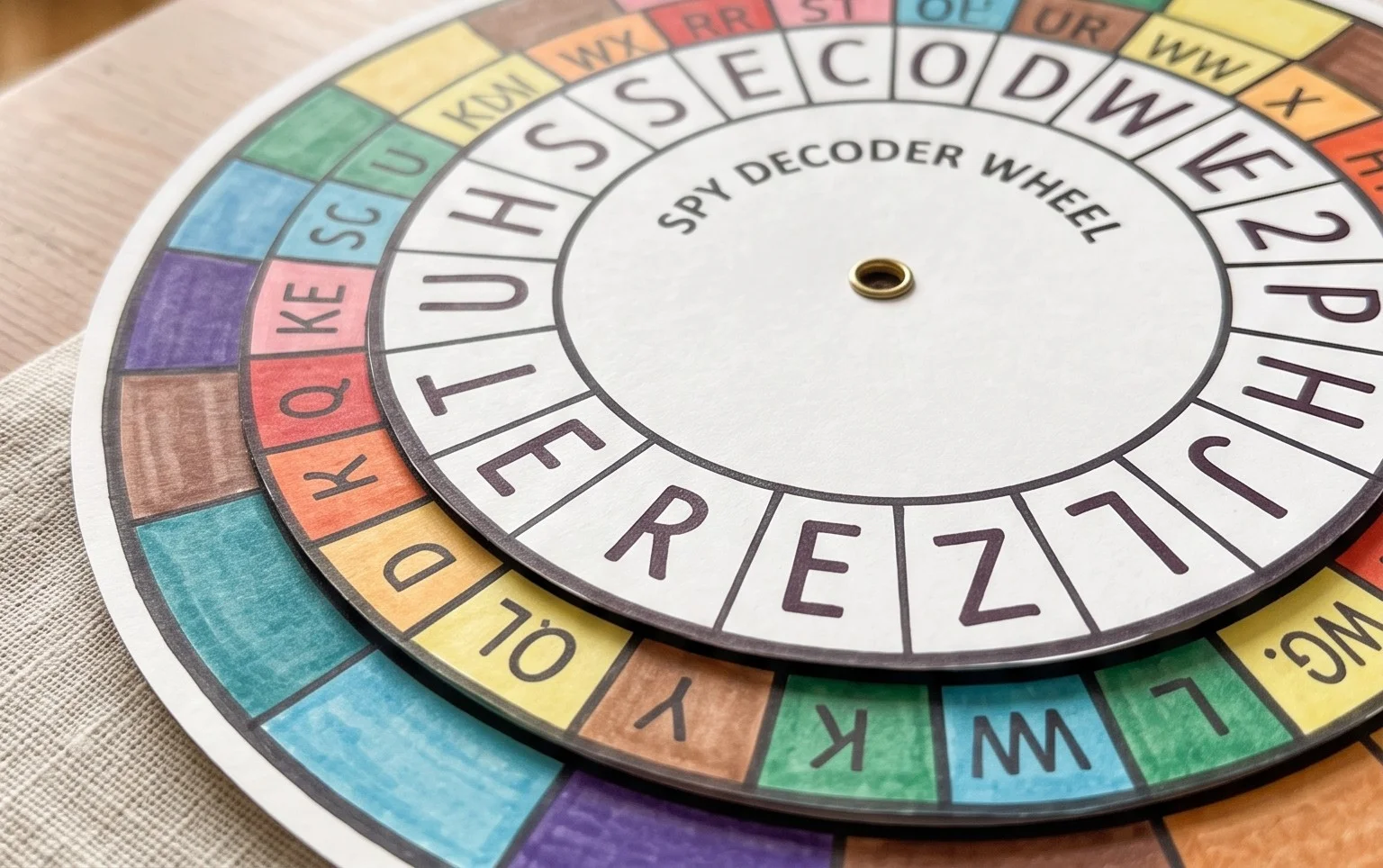 Spy Decoder Wheel - The Crafting Chicks